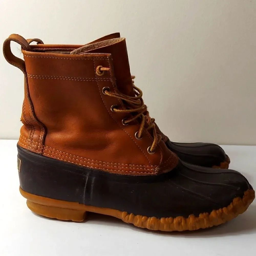 Vintage L.L.Bean Maine Hunting Bean Duck Boots Sz 8